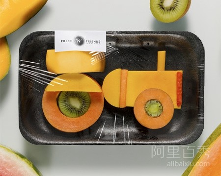 俏皮可愛的水果拼盤，不怕孩子再挑食--置頂表情